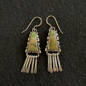 Native American Sterling Silver Earrings
